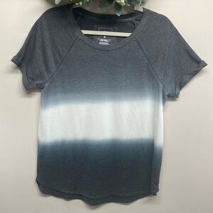 Sonoma The Supersoft Top Short Cuffed Sleeve Gray Ombre M